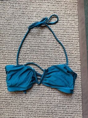 O'Neill Teal Halter Bikini Top